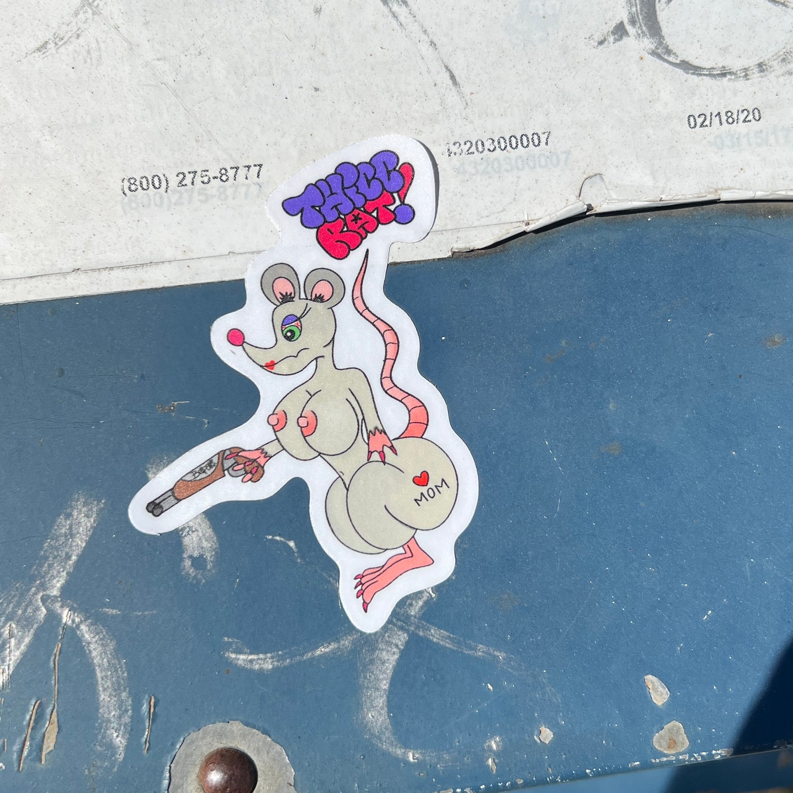 Thicc Rat Sticker